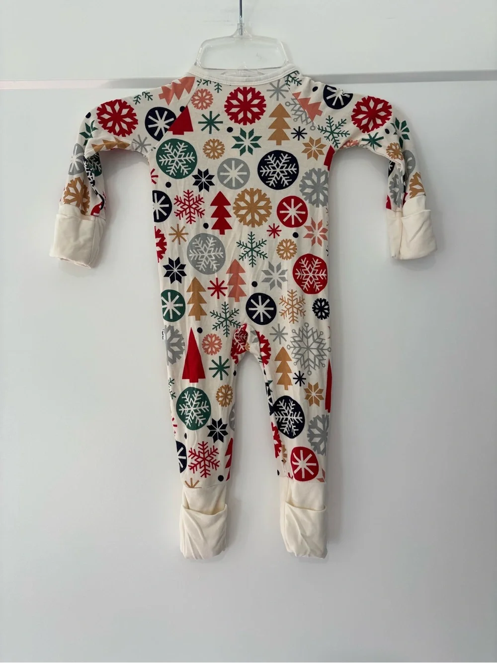 Little sleepies Modern & Merry Bamboo Zippy One Piece Pajama  0/3